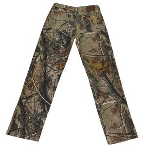 Vintage Wrangler Pro Gear Realtree Hardwood Camo Pants Mens 33x32 Hunting Vtg
